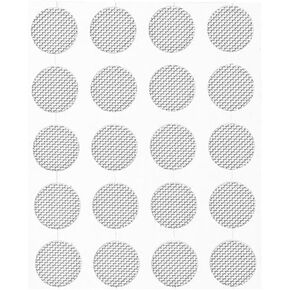 20Pcs/Set Silver Earbuds Filters Earphone Filter Mesh,Earbud and in-Ear Headphones Earphone Protective Filters Earphone Accessories(4mm)