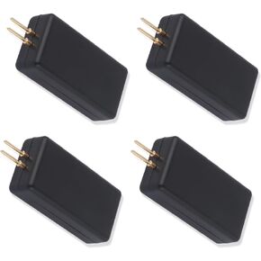 4PCS Airbag Bypass Resistor Car Diagnostic Tool,Professional 12V Car SRS Airbag Simulator Tester with 2 Pin Plug,Universal Car Diagnostic Scanner for Quickly Locating Airbag Faults