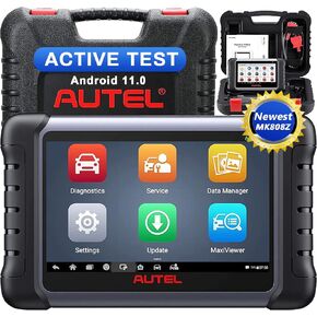 Autel MaxiCOM MK808Z Diagnostic Scan Tool - Android 11 Based Bi-Directional Control, 2024 Upgraded Ver. of MK808/MX808, All System Diagnosis, FCA Auto Auth, Oil Reset(Original)