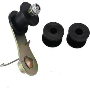 شداد سلسلة مع زنبرك وثلاث بكرات شداد سلسلة شديد التحمل متوافق مع 110CC 125CC 140CC Dirt Pit Mini Bike Motorcycle ATV