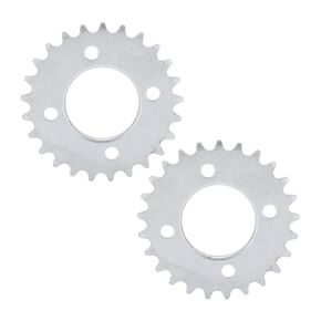 420 25T 48mm Motorcycle Rear Chain Sprocket, 2Pcs Rear Sprocket Cog Steel Rear Drive Sprocket Electric Bicycle Modification