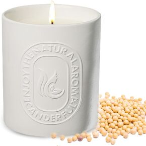 شمعة العلاج العطري الكلاسيكية من السيراميك - فول الصويا الطبيعي، 5 أونصة/150 جرام، حرق لمدة 30 ساعة - رائحة منزلية مثالية، هدايا رائعة للنساء (الحمضيات والجريب فروت) in Kuwait