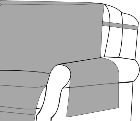 غطاء منزلق من طابق واحد من Barefoot، كرسي بذراعين، طبيعي in Kuwait