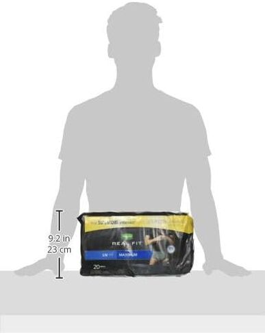 ملابس داخلية للرجال من Depend Real Fit، مقاس صغير/متوسط، 20 in Kuwait