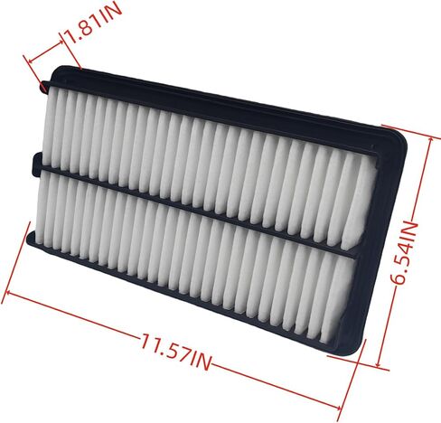 JTEAF12061 Engine Air Filter for MDX (2016-2020),TLX (2021-2022),ODYSSEY (2018-2022),PASSPORT (2019-2022),PILOT (2016-2022),RIDGELINE (2017-2022),Replace 17220-5J6-A10,CA12061 in Saudi Arabia