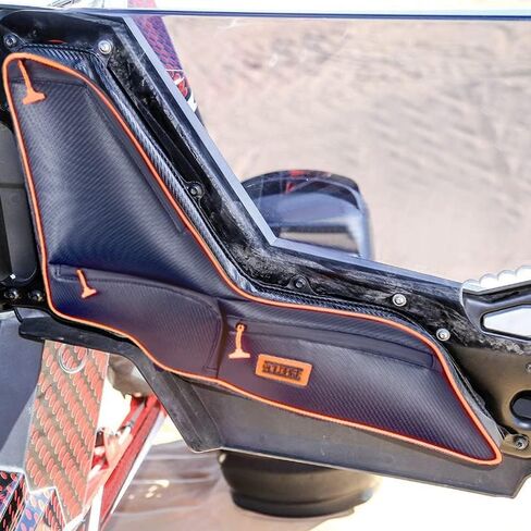 أكياس الأبواب الجانبية Goldfire RZR RS1، وحقيبة باب مقاعد UTV للطرق الوعرة ومجموعة مسند الذراع لبولاريس RS1 (الأنابيب الزرقاء) in Saudi Arabia