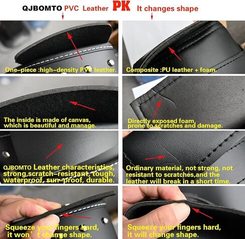Motorcycle PVC Leather Tool Bag -Universal Fork Bag, Motorcycle Handlebar Bag Motorcycle Tool Bag Motorcycle Roll Bag Saddlebags Handlebar Bag Sissy Bar Storage Tool Bag With 2 Straps(black) in Saudi Arabia