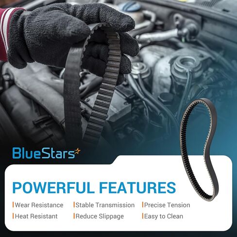 BlueStars Golf Cart Drive Belt Replaces 27077-G02, 27077-G01, 22337-G1 - Fits for EZGO Marathon 4-Cycle 1991-1996 and 2-Cycle 1992-1993 Gas Golf Cart in Saudi Arabia