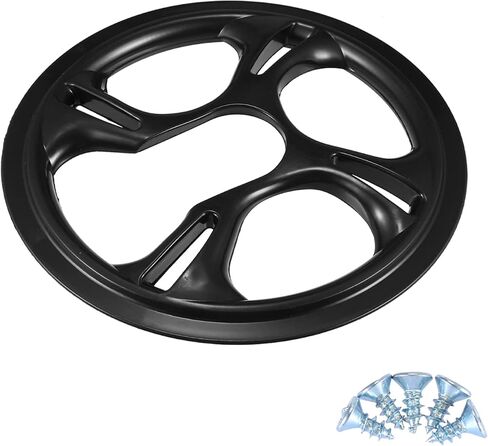 X AUTOHAUX 1 قطعة 42 الأسنان 9.5 سنتيمتر 4 ثقوب دراجة دراجة كرانسيت سلسلة غطاء الاطارات حماية سلسلة عجلة الغطاء الواقي الأسود in Saudi Arabia