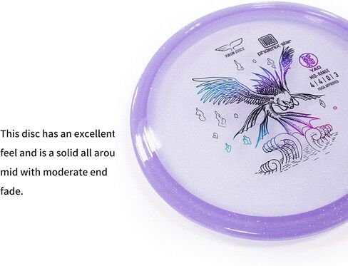 Yikun PDGA Approved Mid Range Disc Golf 165-175g|Overstable Mid-Range Dick Golf for Outdoor Games and Competition[Dics Shade Color May Vary] in Saudi Arabia