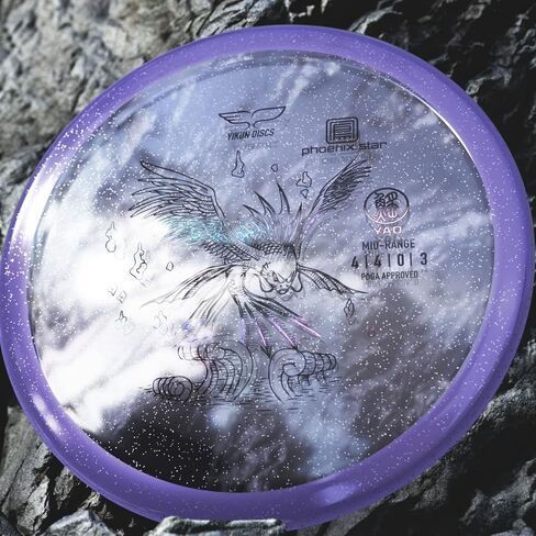 Yikun PDGA Approved Mid Range Disc Golf 165-175g|Overstable Mid-Range Dick Golf for Outdoor Games and Competition[Dics Shade Color May Vary] in Saudi Arabia