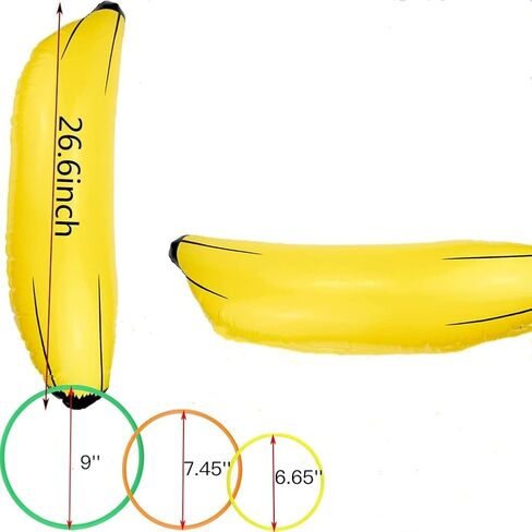Bachelorette Party Favor Girls Night Out Party Games - Ring Toss Hoopla Games for Bachelorette Party Swimming Pool (Include 2 Pieces Inflatable Banana with 9 Pieces Plastic Toss Rings) in Saudi Arabia