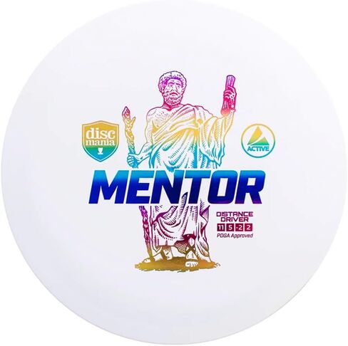 Discmania Active Mentor Disc Golf Distance Driver، Slighty Understable Disc Golf Driver (قد تختلف الألوان) in Kuwait