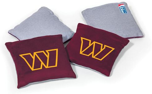 NFL Pro Football Pittsburgh Steelers Dual-Sided Bean Bags by Wild Sports, 4 Pack - Premium Toss Bags for Cornhole Sets in Kuwait