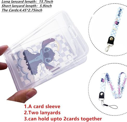 سلسلة مفاتيح Stith Lanyard، حبل شارات هوية الرسوم المتحركة، حبل مفاتيح لحامل بطاقات الهوية، حافظة الهاتف الخلوي in Saudi Arabia