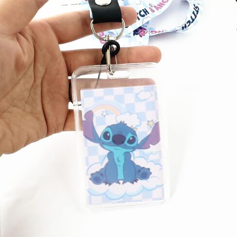 سلسلة مفاتيح Stith Lanyard، حبل شارات هوية الرسوم المتحركة، حبل مفاتيح لحامل بطاقات الهوية، حافظة الهاتف الخلوي in Saudi Arabia