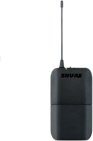 نظام الميكروفون اللاسلكي Shure BLX14/B98 UHF - مثالي للنحاس وآلات النفخ الخشبية والقرع - عمر البطارية 14 ساعة، نطاق 300 قدم | يتضمن ميكروفونًا للأداة بمشبك، وجهاز استقبال أحادي القناة | فرقة J11 in Saudi Arabia