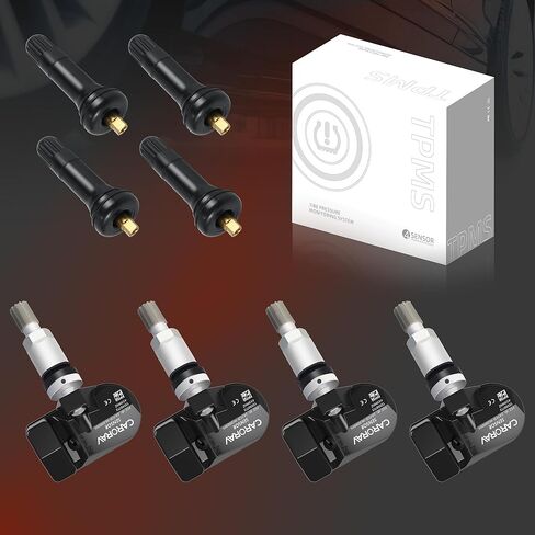 مستشعر ضغط الإطارات 433 ميجا هرتز مستشعر تساوي ضغط الإطارات 4 قطعة بديل لجنرال موتورز تشيفي جي إم سي كاديلاك بويك OE يستبدل #13598773 in Kuwait