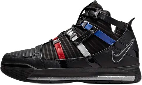Nike Men's Zoom Lebron III QS Black/Metallic Silver (DO9354 001) in Saudi Arabia