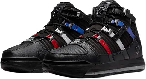 Nike Men's Zoom Lebron III QS Black/Metallic Silver (DO9354 001) in Saudi Arabia