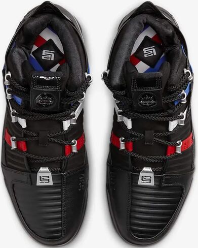 Nike Men's Zoom Lebron III QS Black/Metallic Silver (DO9354 001) in Saudi Arabia