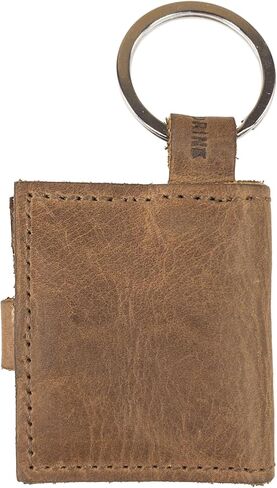 Hide & Drink, Photobook Keychain Handmade from Full Grain Leather - Single Malt Mahagony in Saudi Arabia