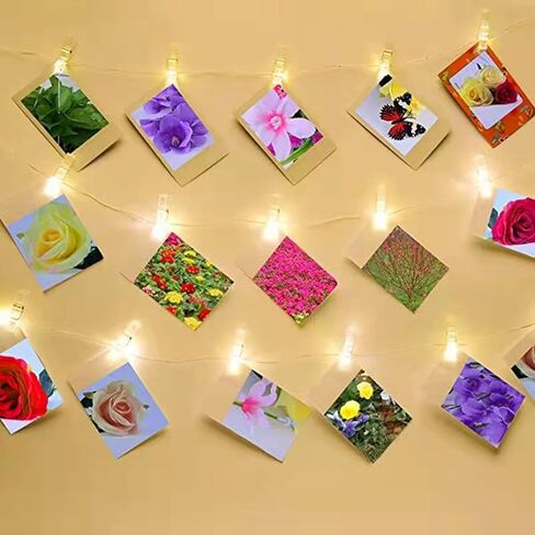 30 قطعة من مشابك الحائط المعلقة مع شرائط لاصقة، مشابك تعليق بلاستيكية مقاس 1.4 × 0.3 بوصة للصور ملصق زينة عيد الهالوين (أبيض) in Kuwait