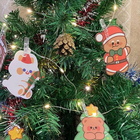 30 قطعة من مشابك الحائط المعلقة مع شرائط لاصقة، مشابك تعليق بلاستيكية مقاس 1.4 × 0.3 بوصة للصور ملصق زينة عيد الهالوين (أبيض) in Kuwait