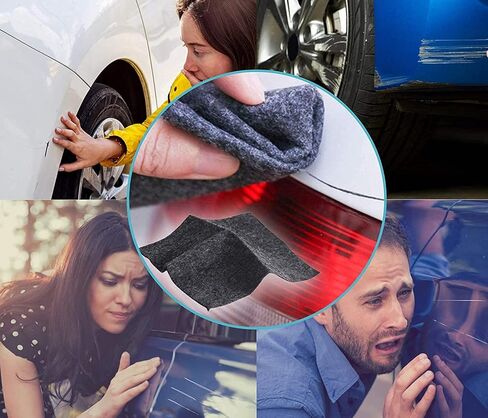 3 قطع من قماش نانو سباركل من آي كاتشر لخدوش السيارة، مزيل خدوش السيارة نانو المتطور يعمل بسهولة على إصلاح الخدوش والدوامات وبقايا الطلاء وبقع الماء واستعادة اللون الأصلي لطلاء السيارة. in Kuwait