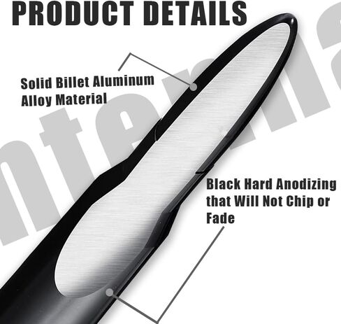 Car Antenna Replacement, Aluminum Alloy, Enhance Signal Stability and Waterproof Car Bullet Antenna, Universal Car Exterior Accessories Fit for Ford, Dodge, Chevy, GMC, Jeep, Toyota (Black) in Kuwait