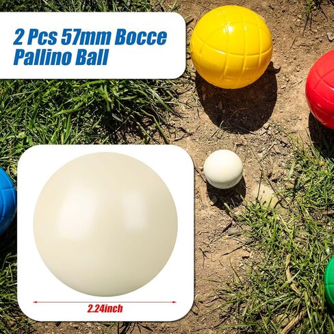 Deekin 2 حزم 57 ملم Bocce Pallino للعبة كرة Bocce، كرة Bocce، استبدال كرات Bocce Pallino in Saudi Arabia