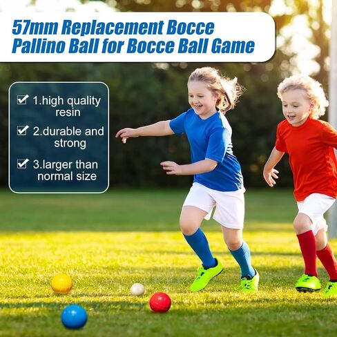 Deekin 2 حزم 57 ملم Bocce Pallino للعبة كرة Bocce، كرة Bocce، استبدال كرات Bocce Pallino in Saudi Arabia