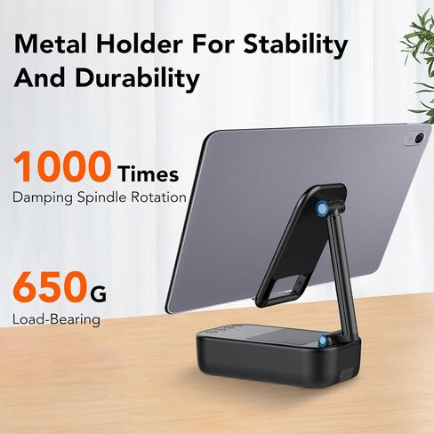 Cell Phone Stand Portable Bluetooth Speakers Wireless, 10W Super Bass, 24H Playtime, IP7 Waterproof Speaker, Gifts for Women/Men/Mom/Dad Compatible with Phone/Pad in Kuwait