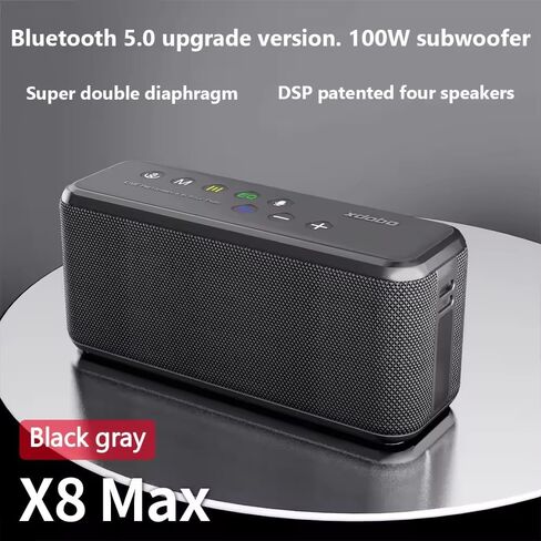 100W Bluetooth Speaker Portable Wireless Speakers Deep Bass HD Stereo Sound Support TWS 3 EQ 12 Hour Playtime for Outdoor Home Party Beach Hiking Camping in Saudi Arabia