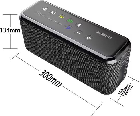 100W Bluetooth Speaker Portable Wireless Speakers Deep Bass HD Stereo Sound Support TWS 3 EQ 12 Hour Playtime for Outdoor Home Party Beach Hiking Camping in Saudi Arabia