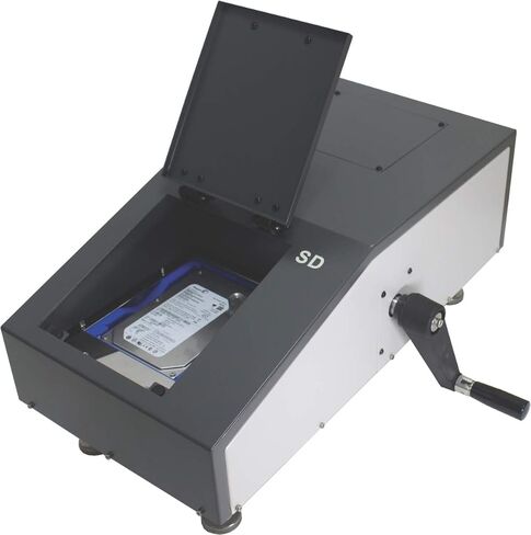 Hard Drive Degausser. Powerful 12,000 Gauss (1.2 Tesla) magnetic field remove data permanently from all ATA, SCSI, SAS, SATA, FC hard disk & tape in 1 second! No Electricity or Maintenance required. in Saudi Arabia