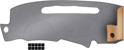Upgrade Dacron Dashboard Cover Fit for 1998-2005 Chevrolet Blazer/ S10, 1998-2004 GMC Jimmy/Sonoma Effective Anti Glare, Reduce Reflection, Sun Protection, Dust Proof, UV-Proof -Grey in Saudi Arabia