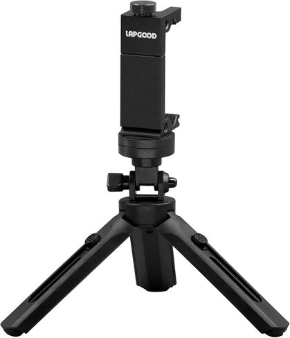 Phone Tripod, Metal Phone Holder with Extendable Lightweight Mini Stand, Universal Metal Adjustable Clamp for Video Recording, Selfies, Live Streaming, Compatible with Smartphone & Camera in Kuwait