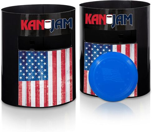 Kan Jam Original Disc Toss Game - American Made Outdoor Game for The Backyard, Beach, Park, Tailgates - ESPN, OCHO, & USA Flag Designs in Saudi Arabia