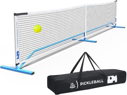 نظام شبكة كرة البيسبول المحمولة من DEERFAMY، مصمم لجميع الظروف الجوية مع إطار معدني ثابت وشبكة PE قوية، شبكة حجم التنظيم مع حقيبة حمل in Kuwait