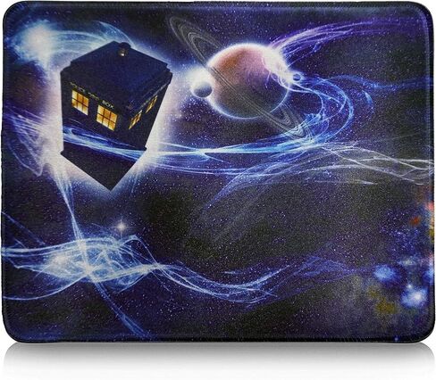 12x10 Inch Tardis Doctor Dr Who Police Box Fans Collection Office Mouse Pad Non Slip Rubber Mouse mat in Saudi Arabia