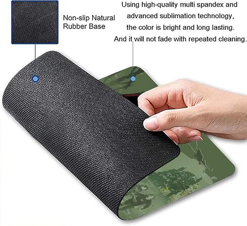 Black Cat Mouse Pad Anti-Slip Small mousepads Laptop Office Computer Mousepad for Women Girls Cute Office Supplies Home Office Desk Accessories 9.5x7.9x0.1 Inch in Saudi Arabia