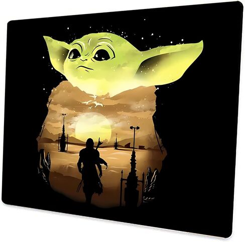 Black Cat Mouse Pad Anti-Slip Small mousepads Laptop Office Computer Mousepad for Women Girls Cute Office Supplies Home Office Desk Accessories 9.5x7.9x0.1 Inch in Saudi Arabia