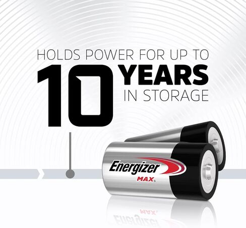 Energizer Alkaline Power C Batteries and D Batteries Variety Pack, 12 C and 12 D Batteries (24 Count) in Saudi Arabia