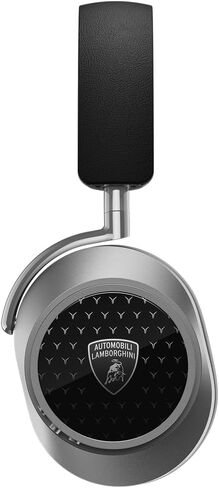 MASTER & DYNAMIC MW75 Active Noise-Cancelling (ANC) Wireless Headphones, Bluetooth Over-Ear Headphones with Mic, Silver Metal/Navy Leather in Kuwait