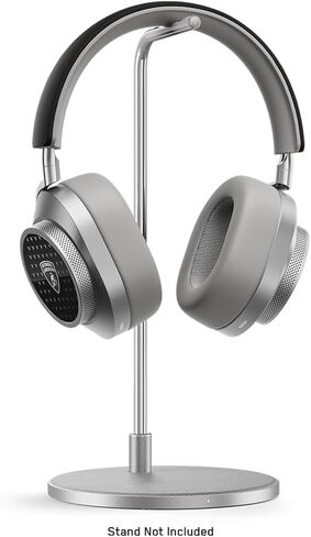 MASTER & DYNAMIC MW75 Active Noise-Cancelling (ANC) Wireless Headphones, Bluetooth Over-Ear Headphones with Mic, Silver Metal/Navy Leather in Kuwait