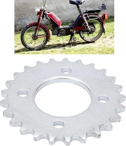 420 25T 48mm Motorcycle Rear Chain Sprocket, 2Pcs Rear Sprocket Cog Steel Rear Drive Sprocket Electric Bicycle Modification in Saudi Arabia