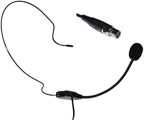 ميكروفون سماعة الرأس مع TA4F، موصل XLR صغير ذو 4 سنون لـ Shure Wireless in Kuwait