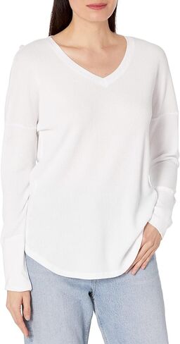 Cotton Modal Thermal Long Sleeve V-Neck Tunic in Saudi Arabia