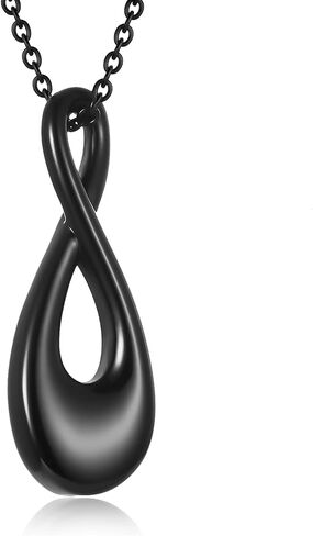 Infinity Love Cremation Jewelry for Women Men Urn Pendants for Ashes Holder Memorial Keepsake Urn Necklace Cremation Ashes Jewelry for Pet/Human in Saudi Arabia